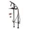 Aqua Vintage CCK8105DKL Freestanding Tub Faucet with Supply Line, Stop Valve, Oil Rubbed Bronze CCK8105DKL - alternate 1
